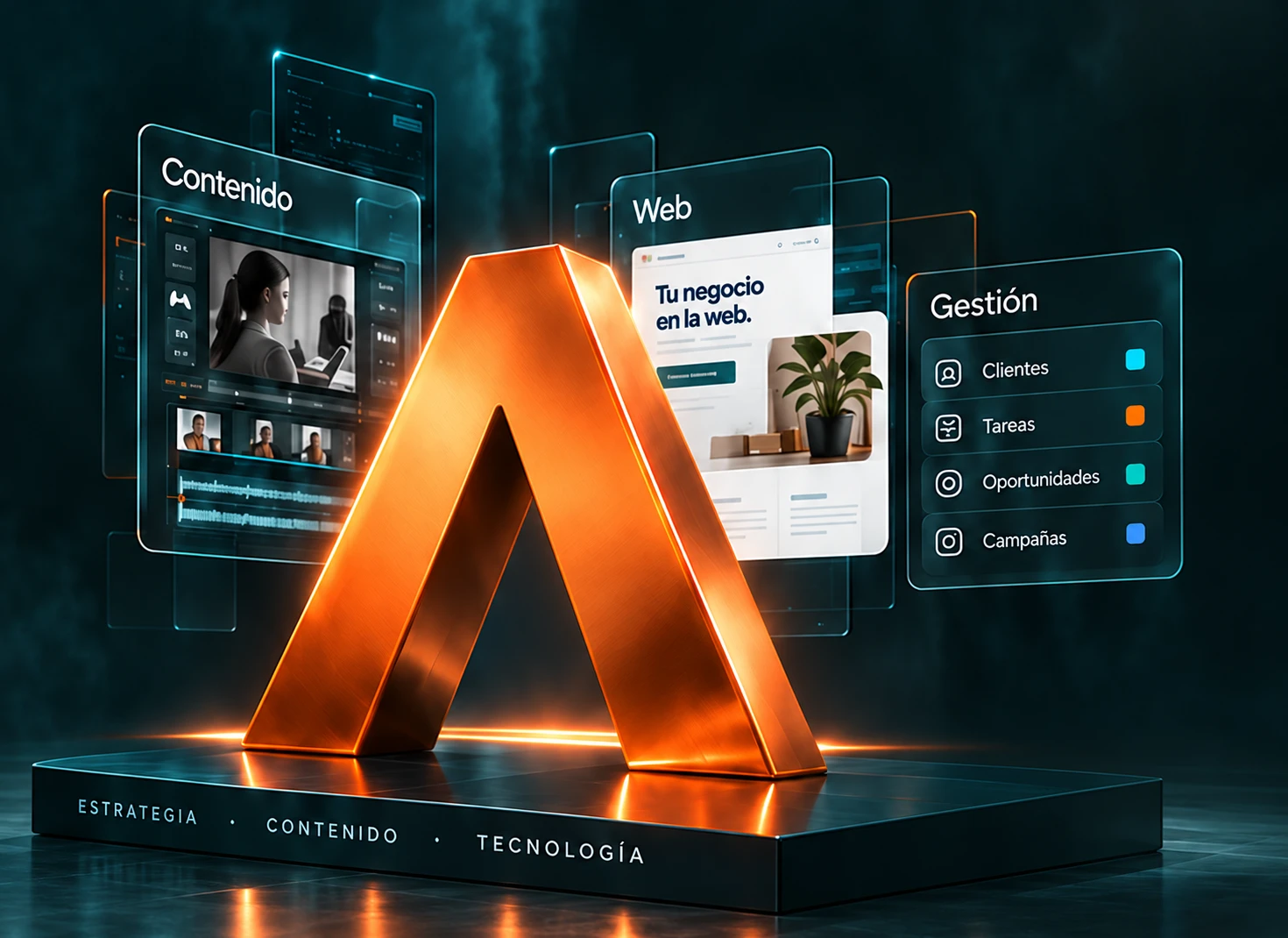 La A naranja de JAUS conecta contenido, páginas web y gestión